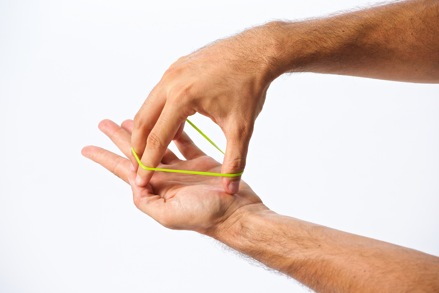 Rubber band hand exercises best sale