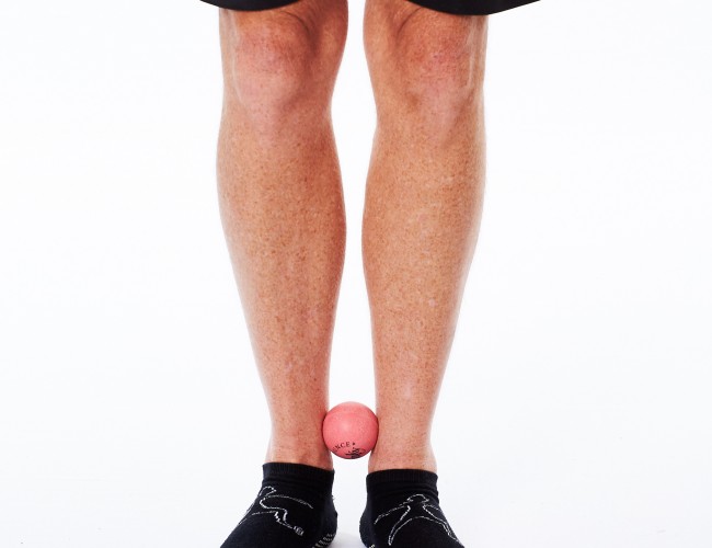 Calf Muscle Exercises for Acquired Calf Shortening Exercises With Pinky Ball