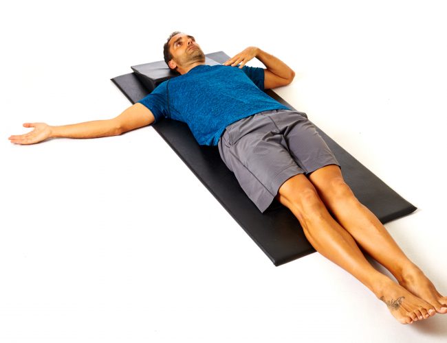 pilates supine floor snake